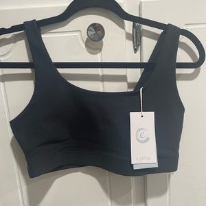 Calme by Johnny Was Black Sports Bra Size M